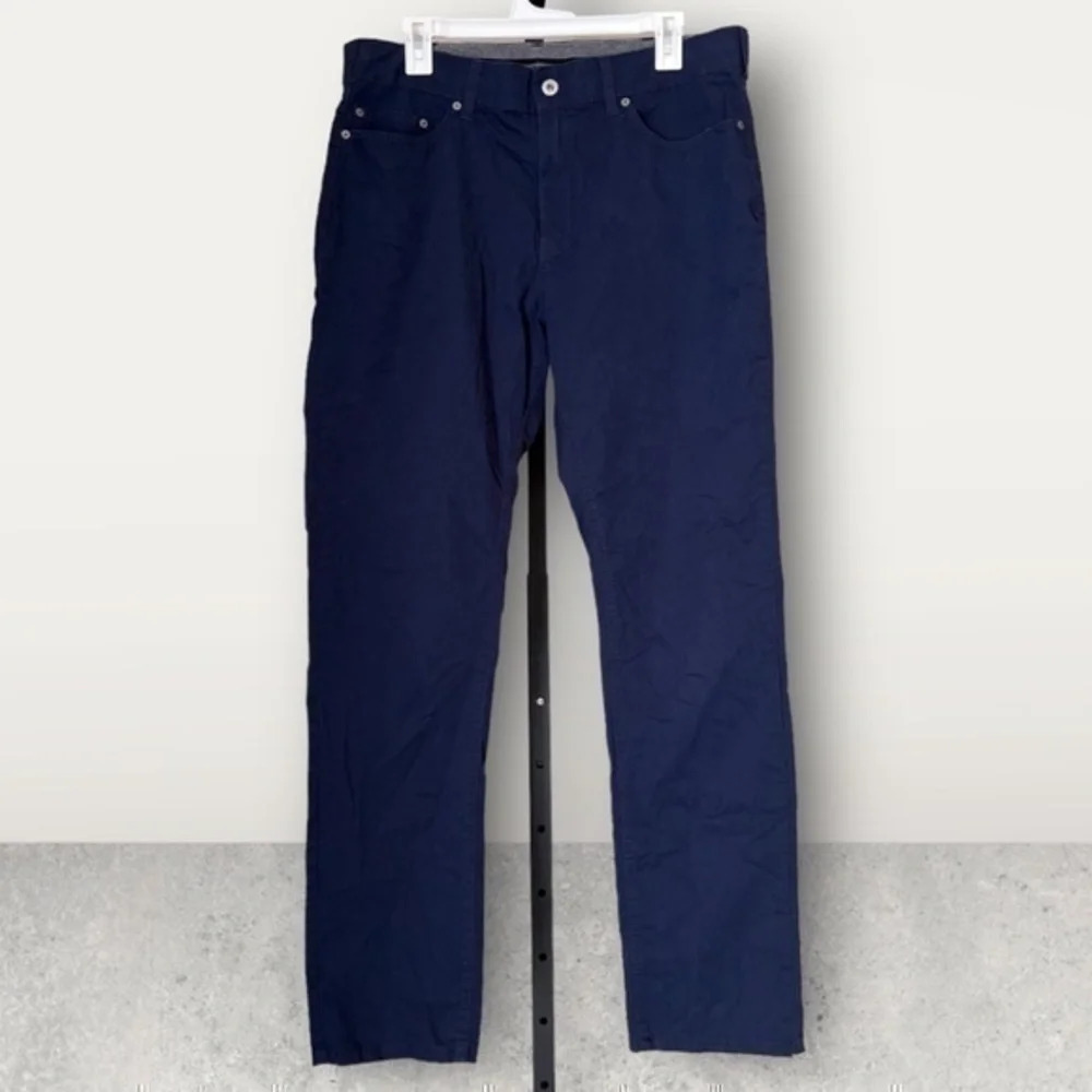 NWOT ~ MEMBERS MARK MASON 5 POCKET NAVEY BLUE PANTS 34X32